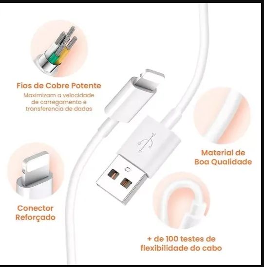 Cabo usb ios - Foto 2