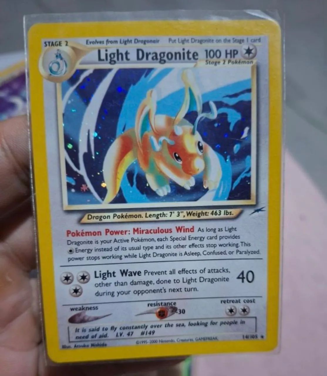 Carta Pokémon - Light Dragonite holo