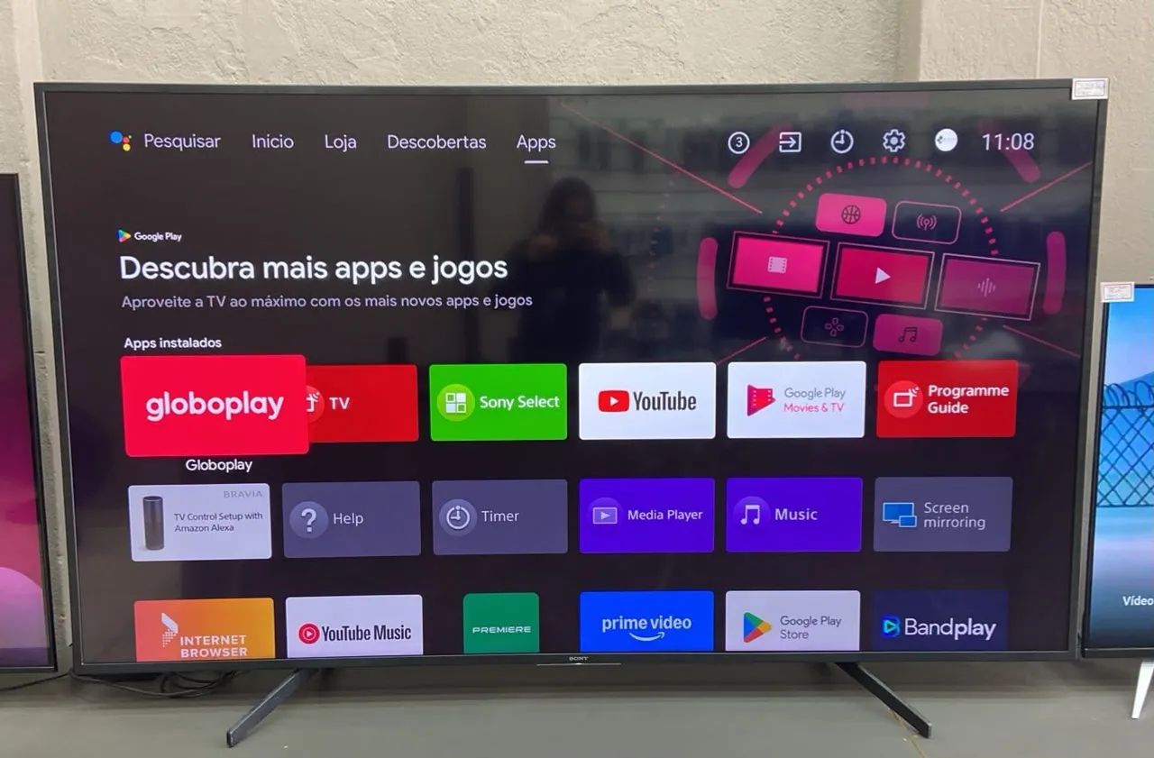 Smart Tv Sony 75 polegadas 4k UHD sistema android+comando de voz 