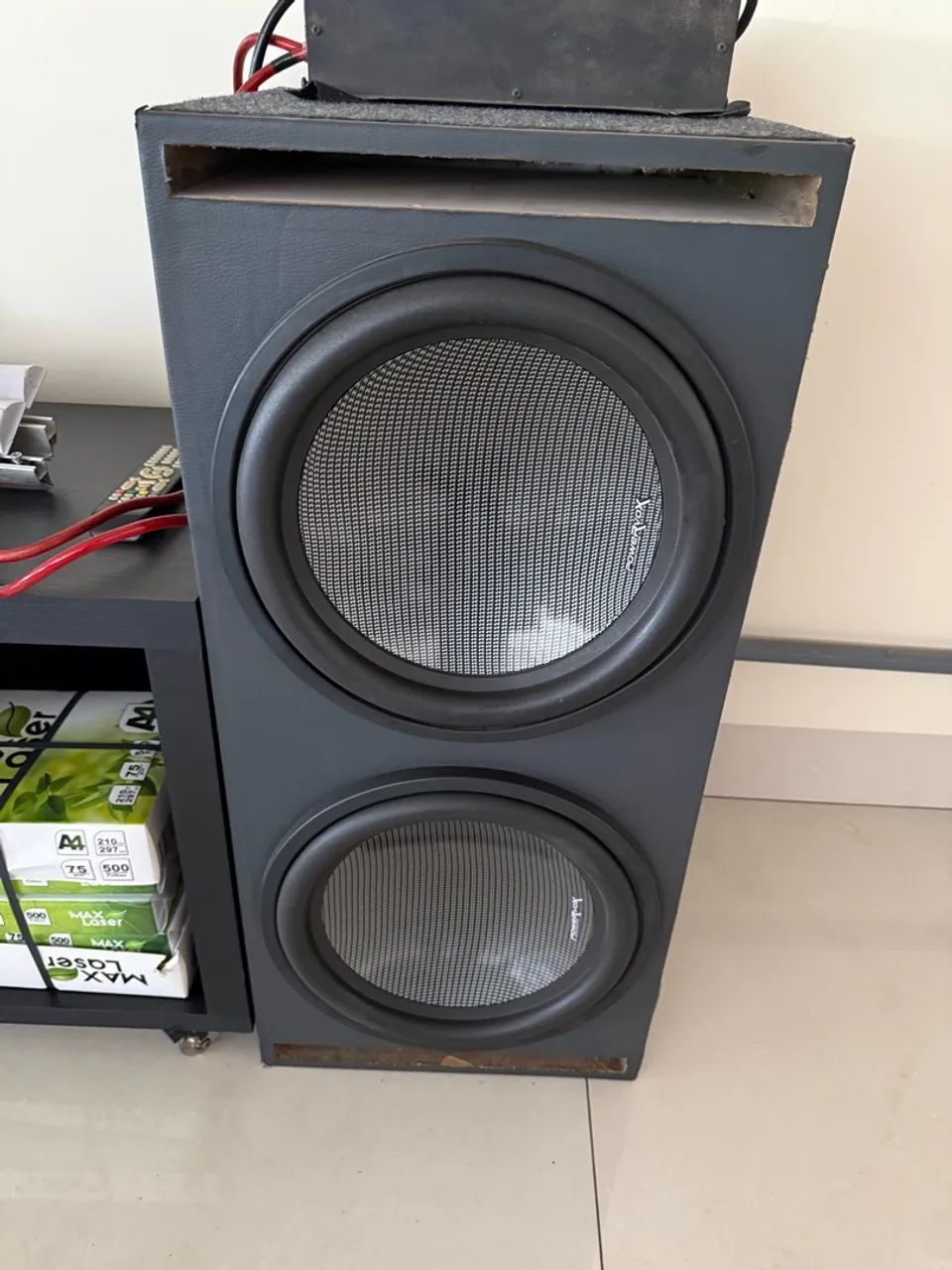 Caixa de grave dois 15 de 800w 