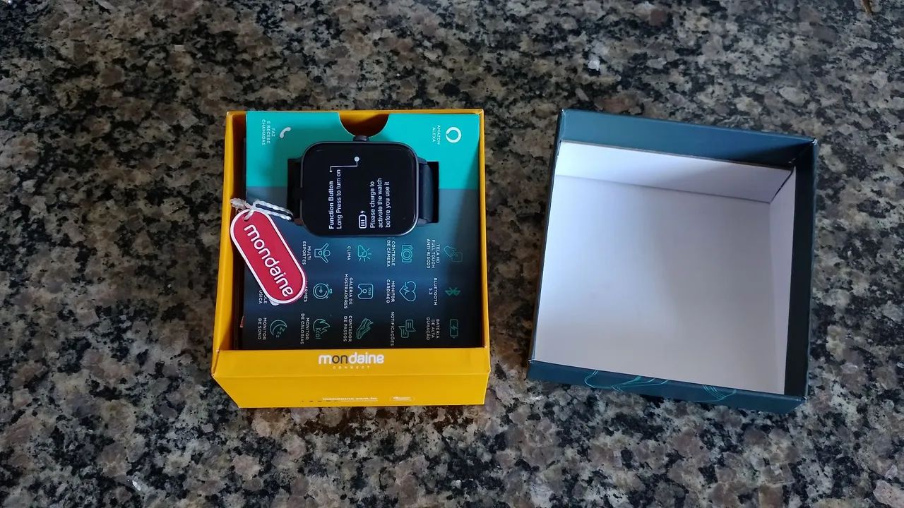 Relógio smart na caixa sem uso. - Foto 3