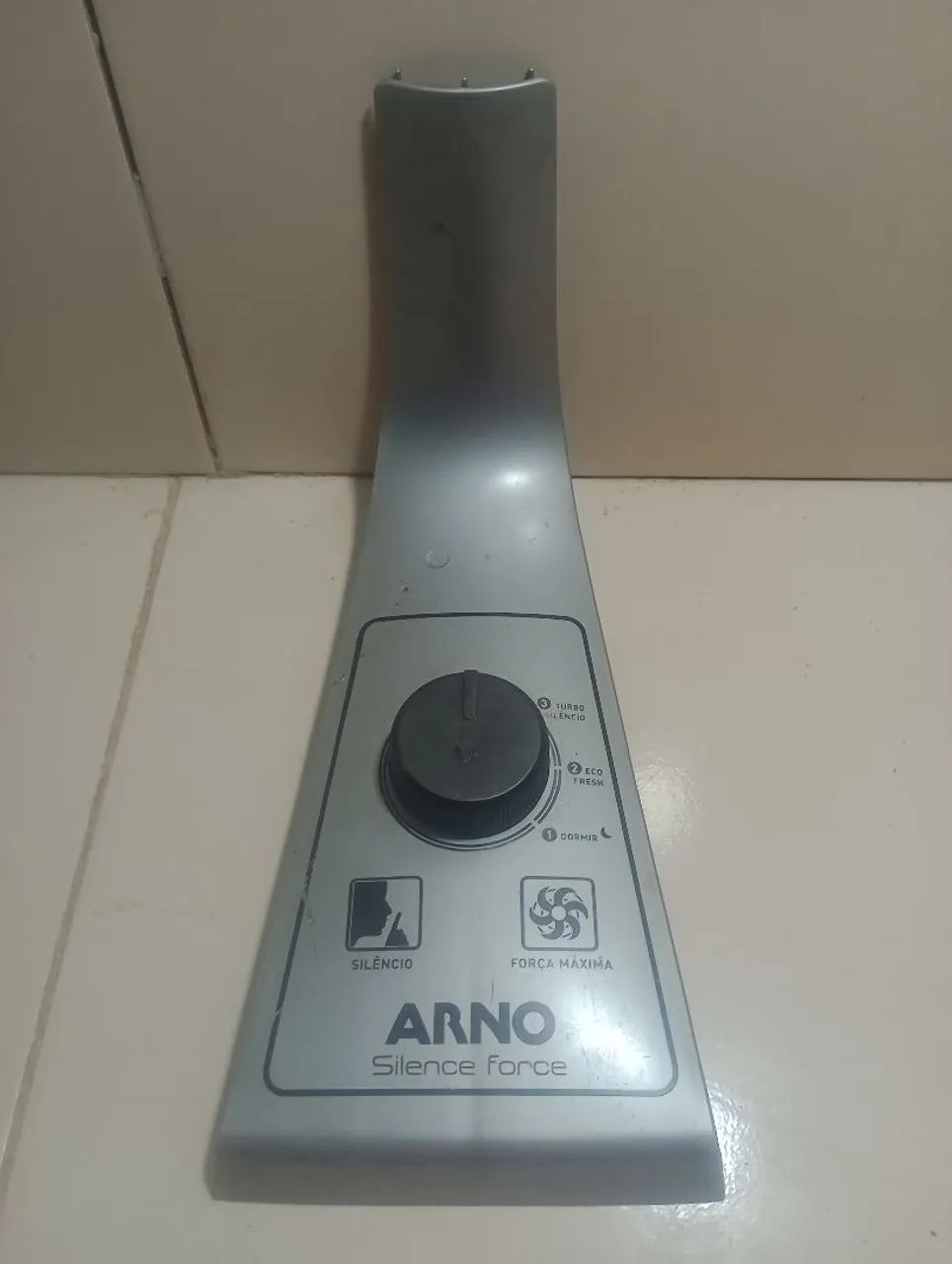 Suporte Frontal com Chave Seletora de Velocidade Arno Silence Force (Prata)