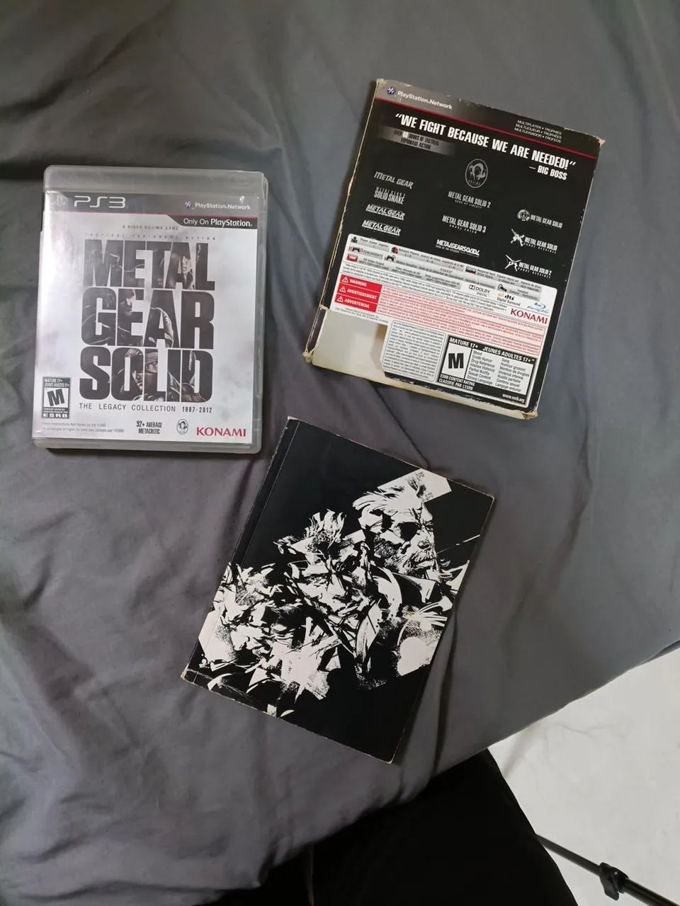 Metal Gear Solid Collection + Artbook PS3 Raro - Foto 4