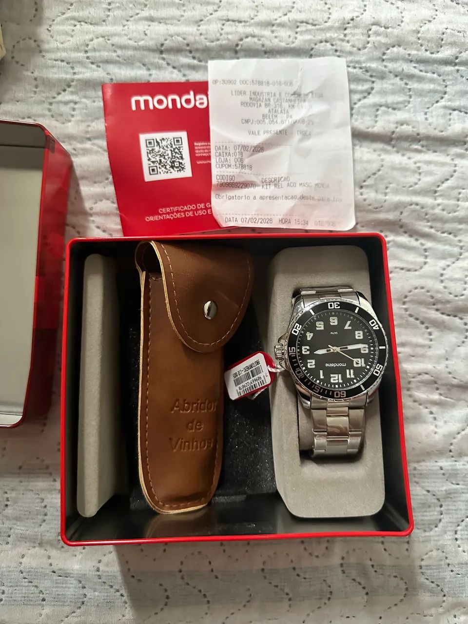 ? Relógio Mondaine Masculino | NOVO, NUNCA USADO.  