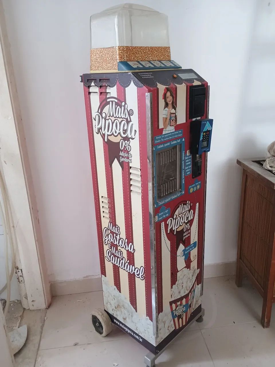 Máquina de pipoca automática. Sem óleo  - Foto 2