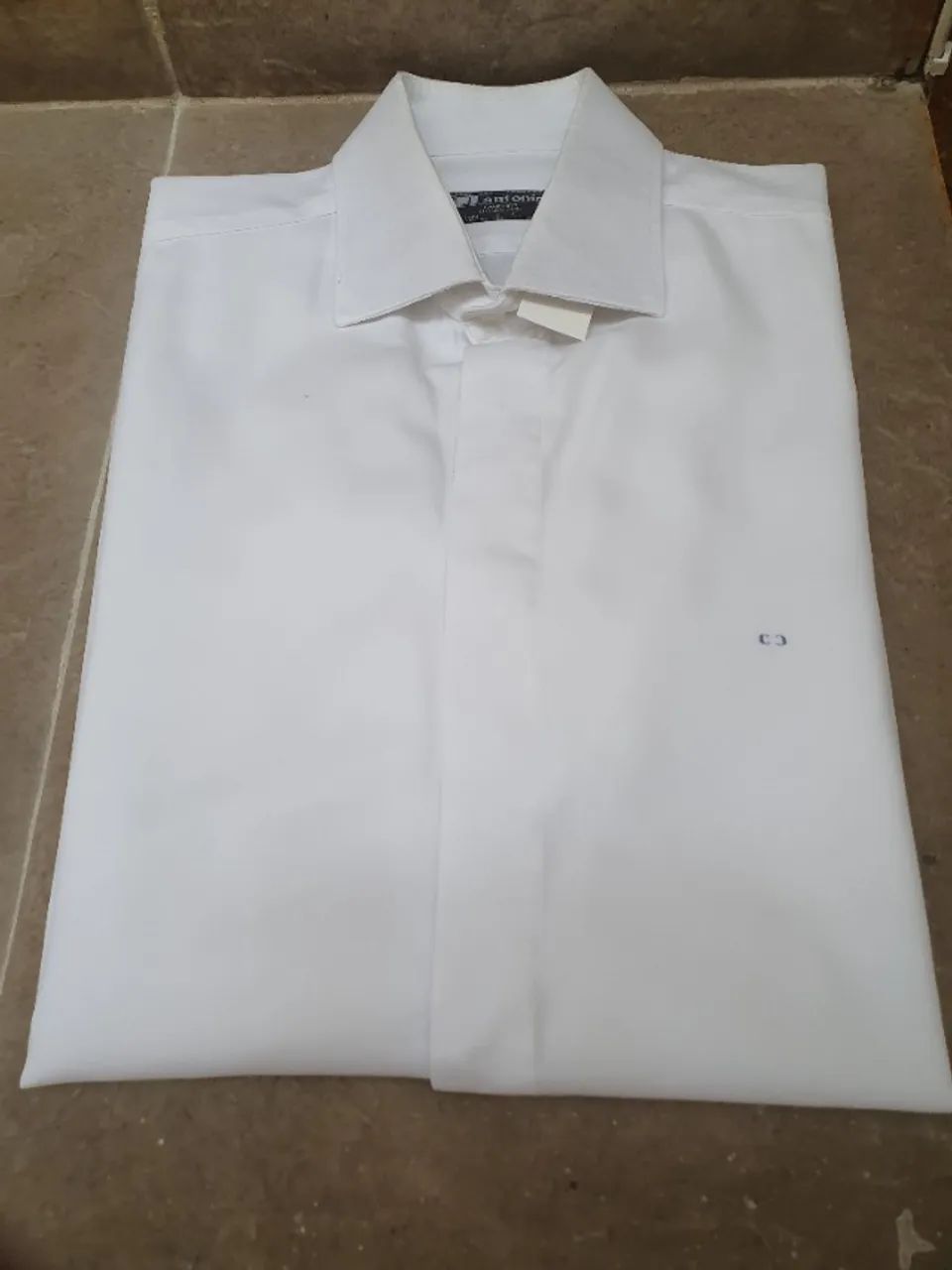 Camisa Social Branca Mangas Compridas  - Foto 3