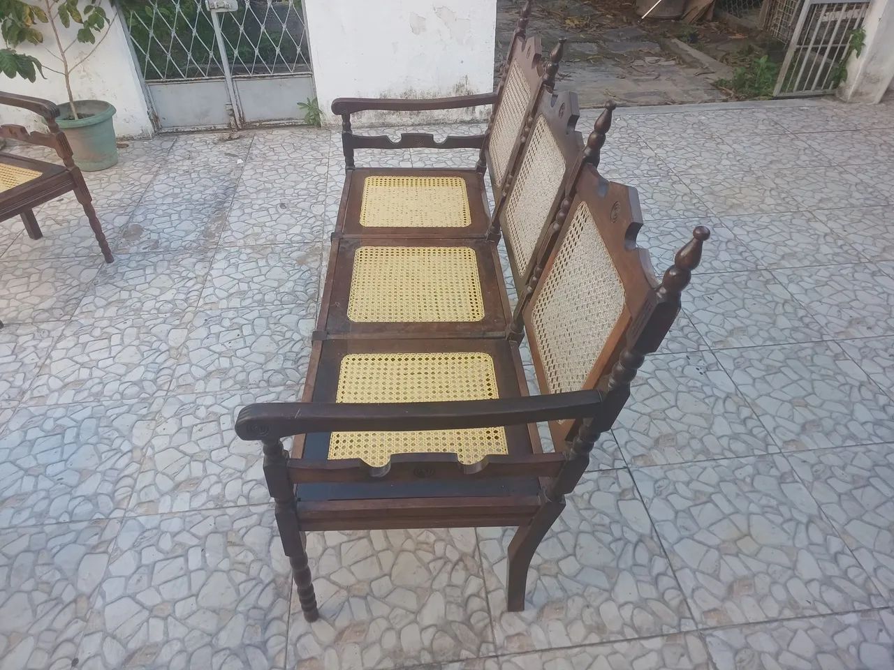 Jogo de cadeira palhinhas  - Foto 2