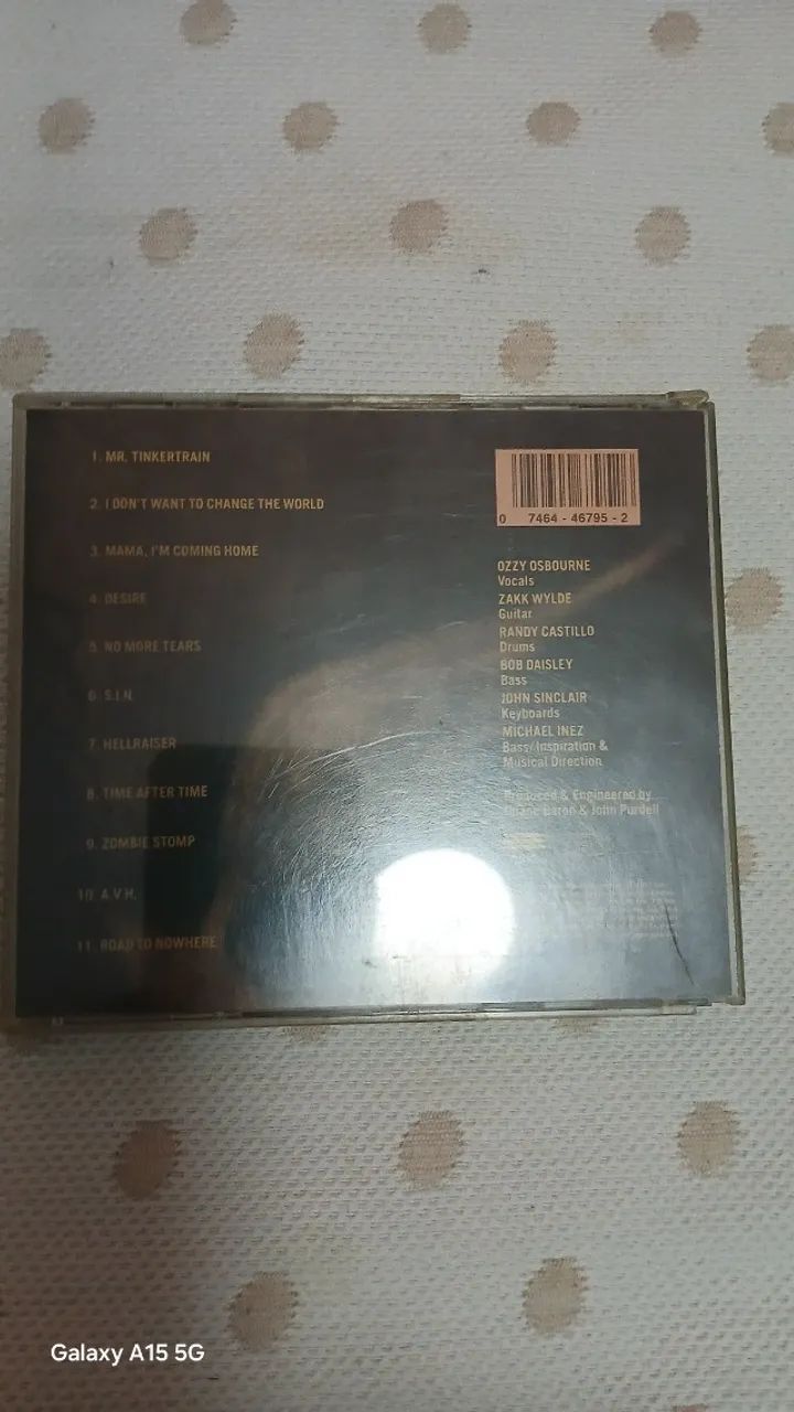 Cd Ozzy Osbourne No More Tears importado. - Foto 4