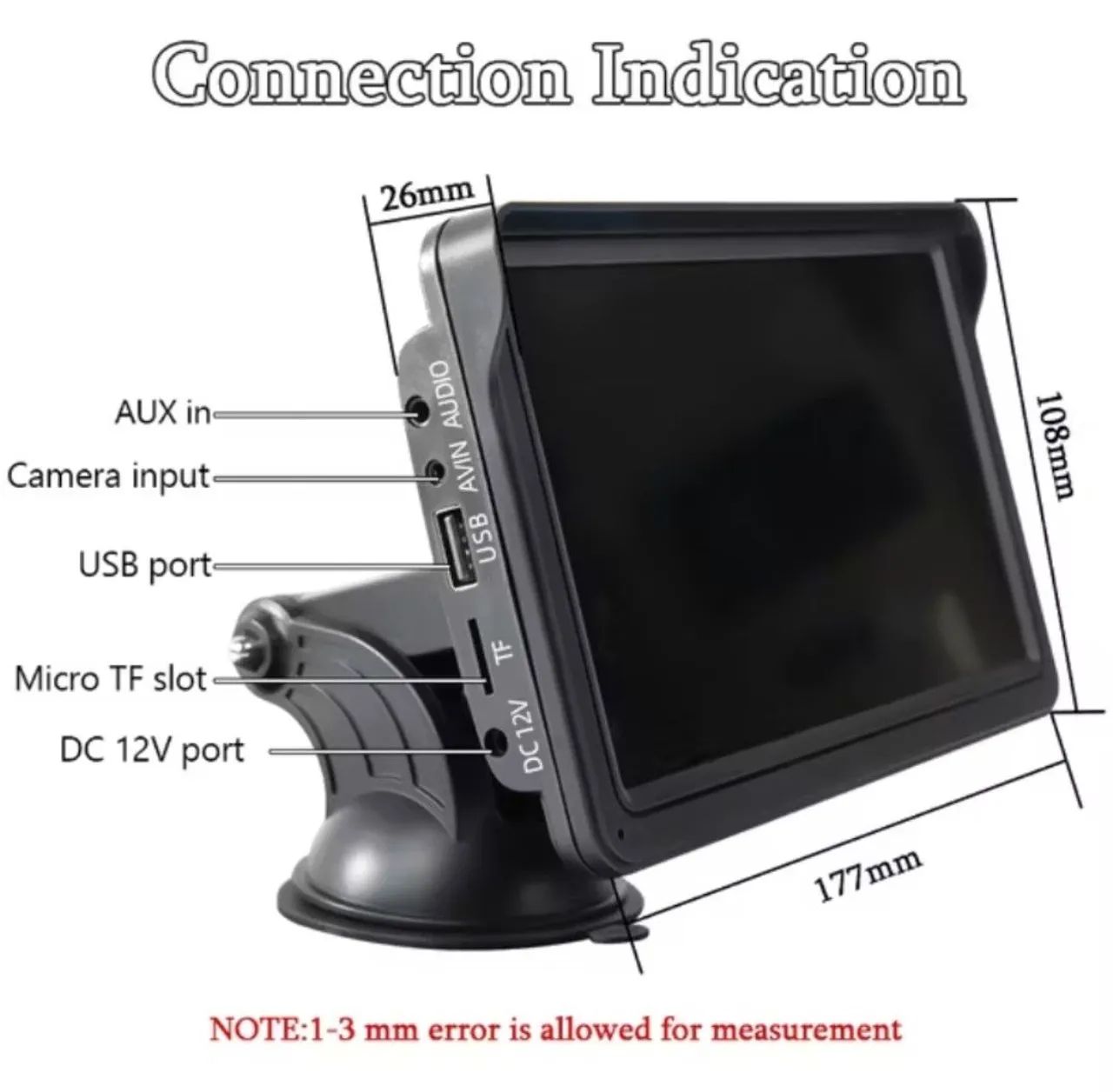 Central multimídia car play 7 polegadas  - Foto 3