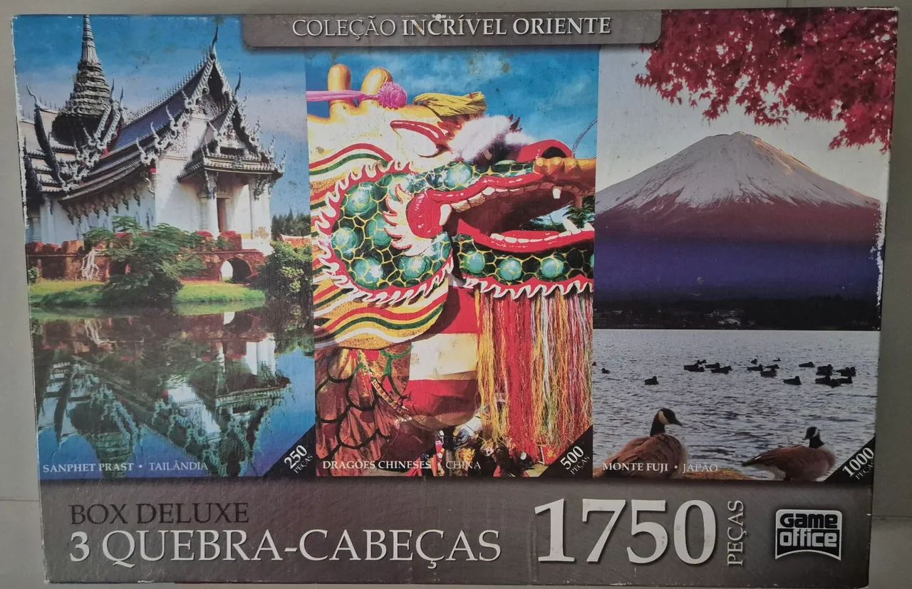 Jogo quebra cabeça com 1750 peças