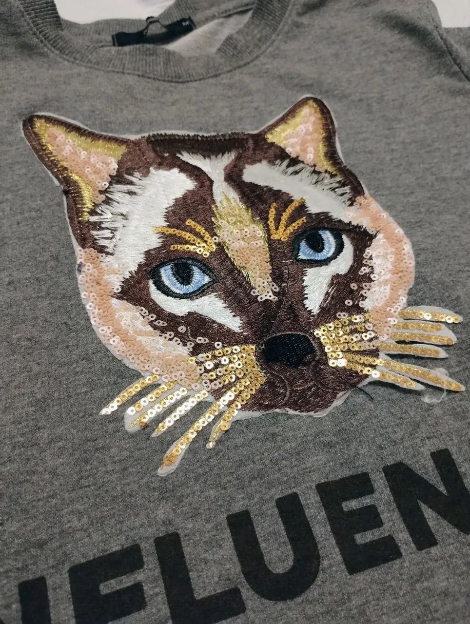 Moletom  feminino cinza - Tam M
