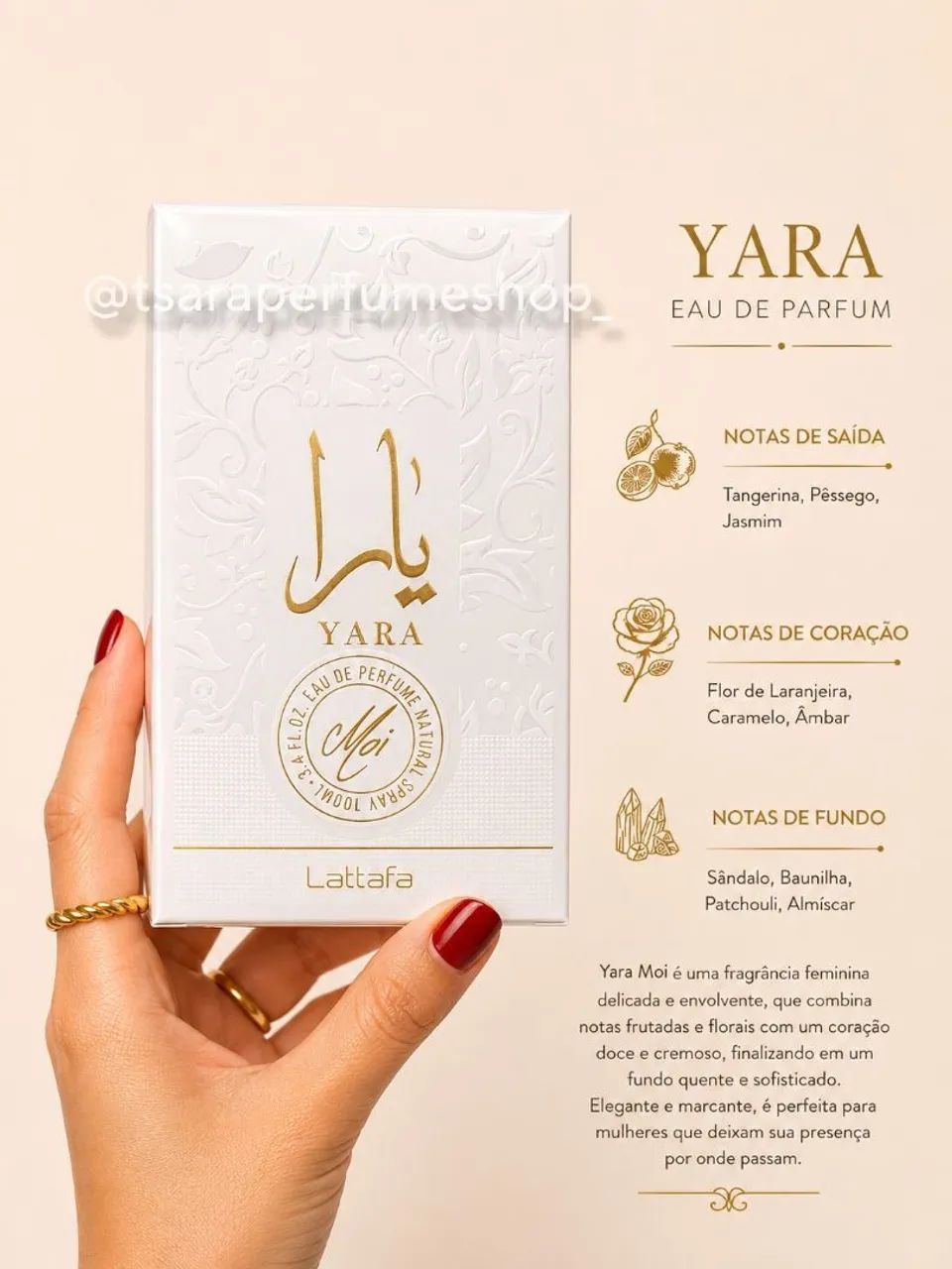 Perfume Árabe YARA MOI - Lataffa.