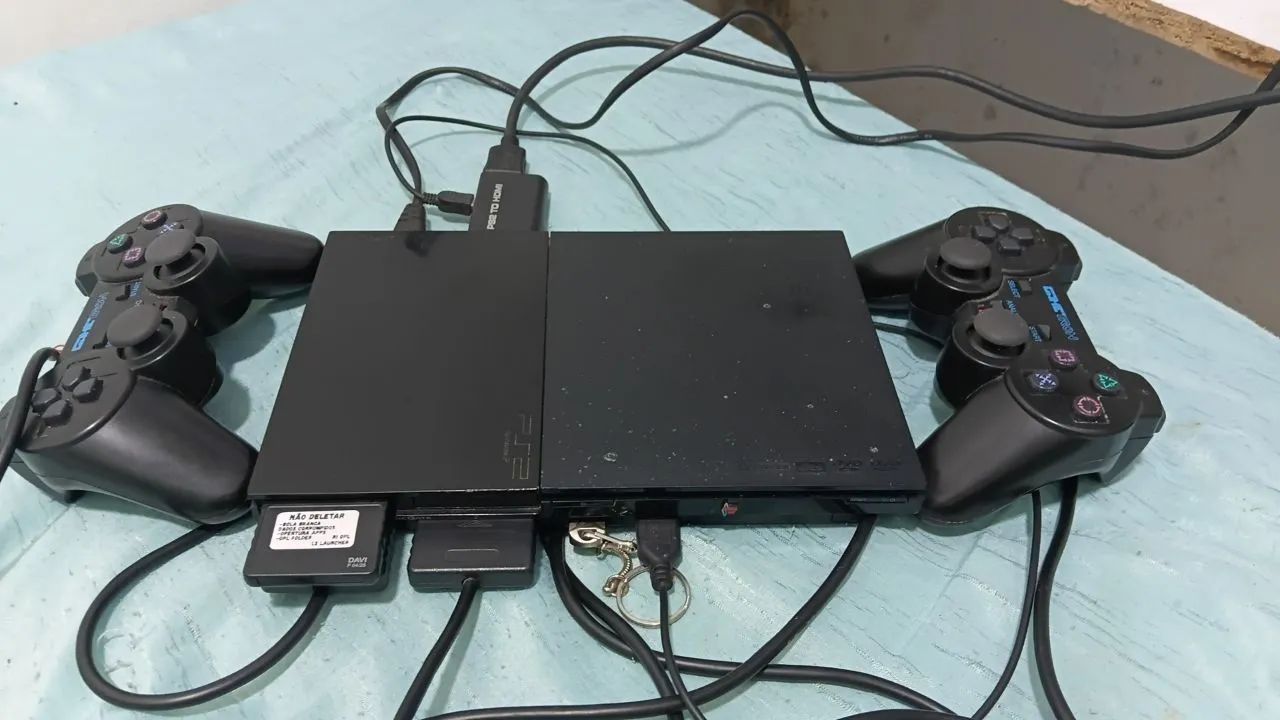 Ps2 completo+ 2 controles - Foto 2