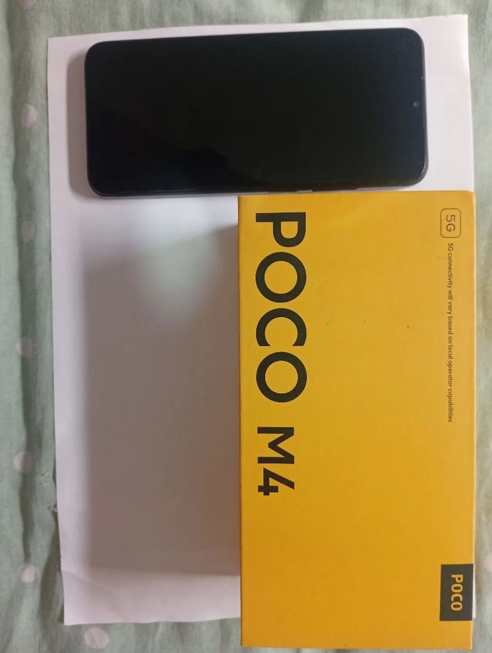 Celular Poco M4 5G - Retirada de peças