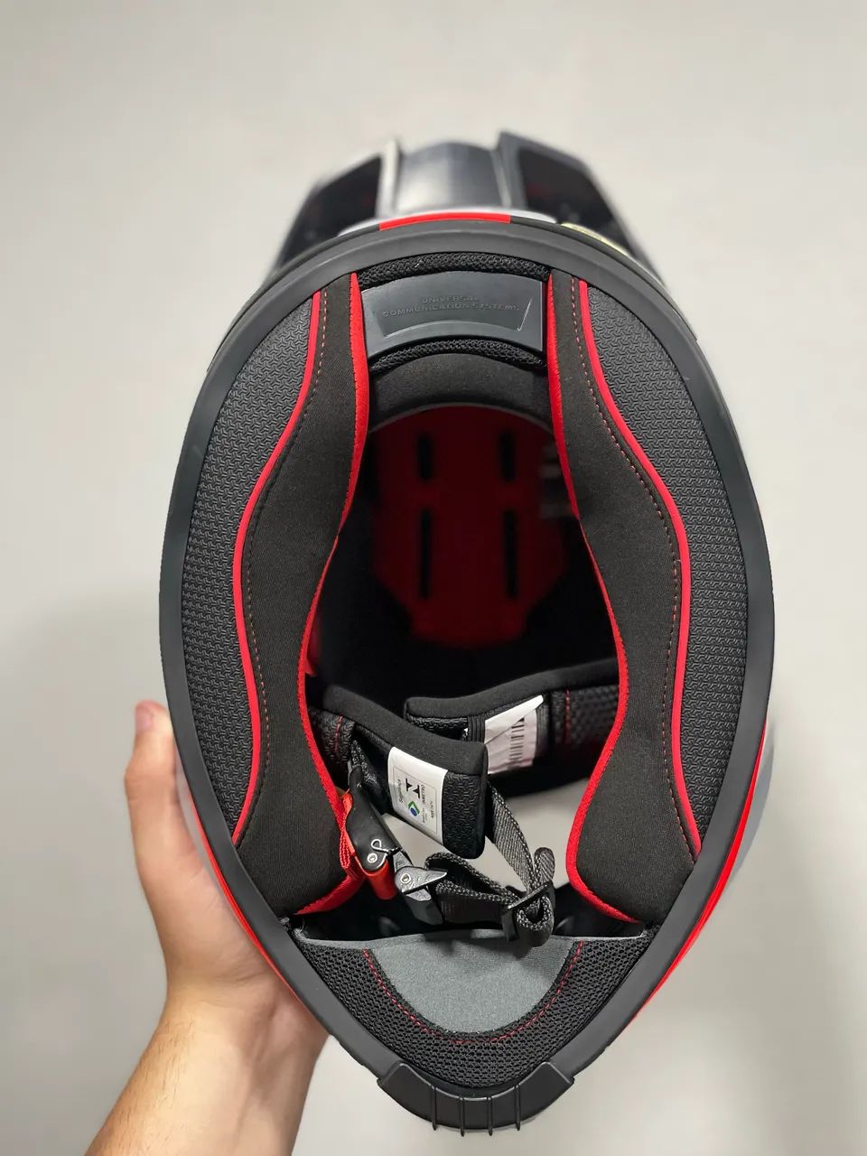 Capacete Axxis Fenix Ork B5 Black Red Gloss - Foto 5