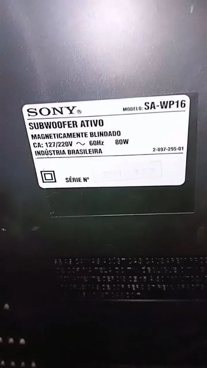 SUBWOOFER SONY ATIVO 10 POLEGADAS GRAVE TOP  - Foto 3