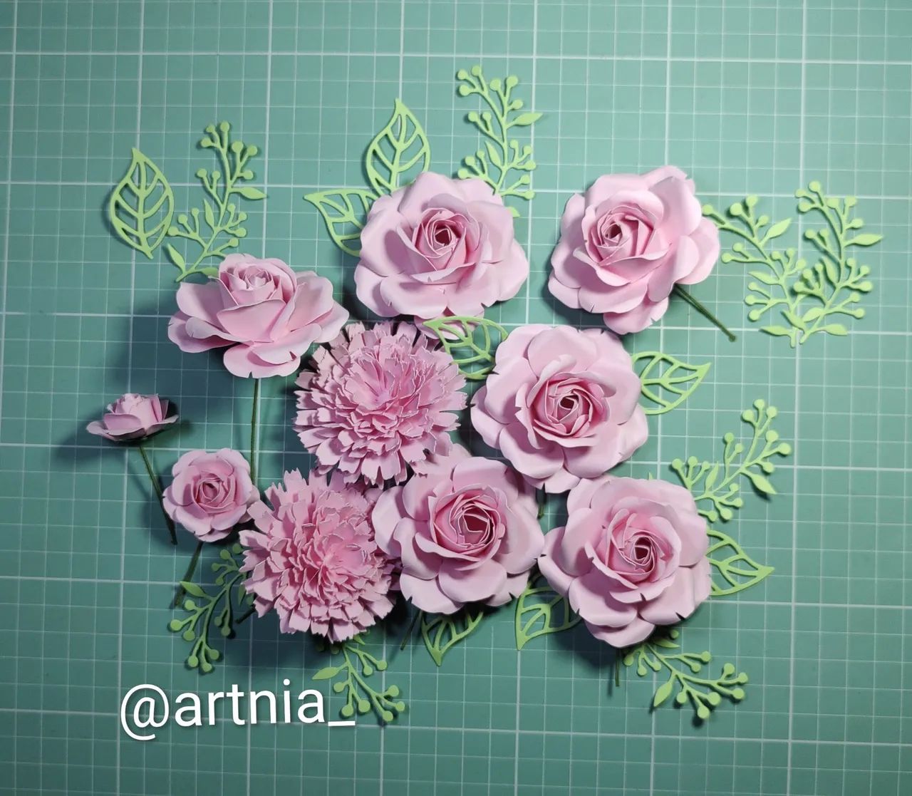 Flores de papel  - Foto 3