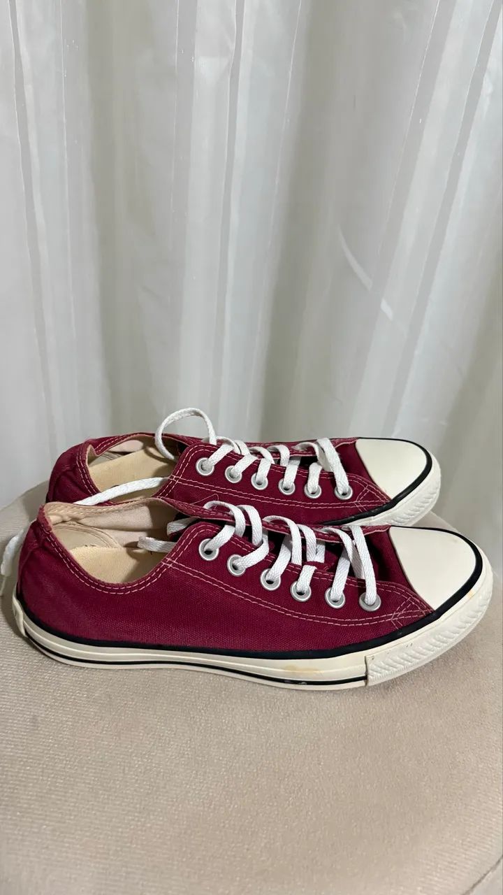 Tênis All star converse vinho  - Foto 3