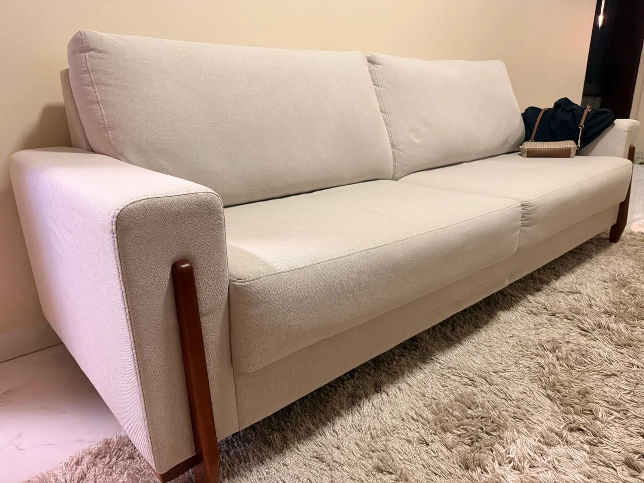 Sofa de linho fixo adquirido em 06/06/26 R$ 1.800 - Foto 3