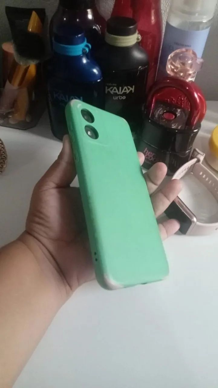 Celular Motorola E, acompanha capinha e carregador, celular top@7!! - Foto 5