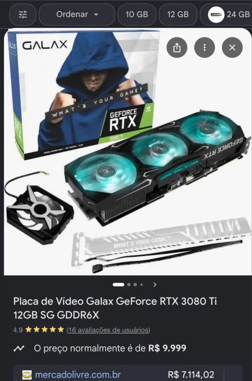3080 TI MAIS ZERA DA OLX  - Foto 2
