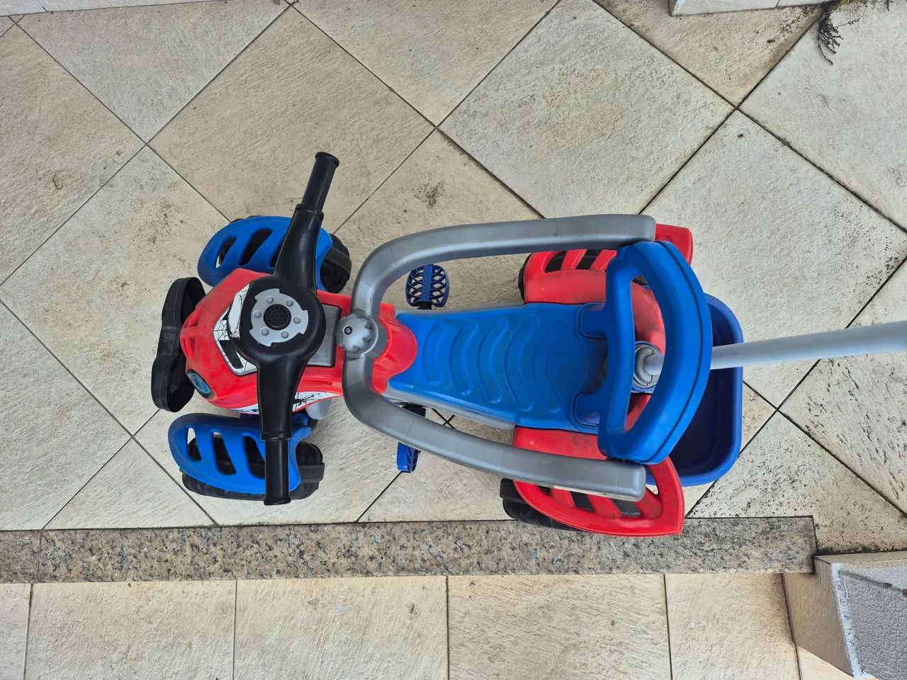 Quadriciclo spider, 2 em 1. Pedal e empurra - Foto 2