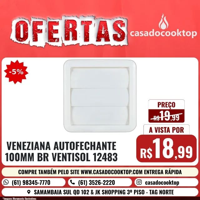 VENEZIANA AUTOFECHANTE 100MM BR VENTISOL