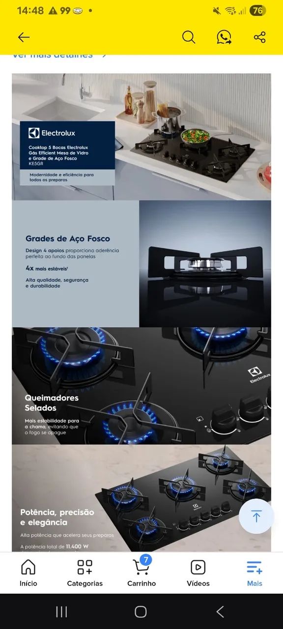 Cooktop eletrolux  - Foto 3