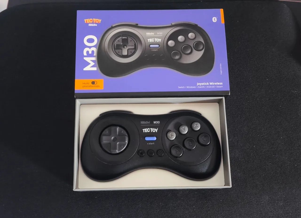 Sega Saturno + Saroo + Controle Tectoy Bluetooth - Foto 2