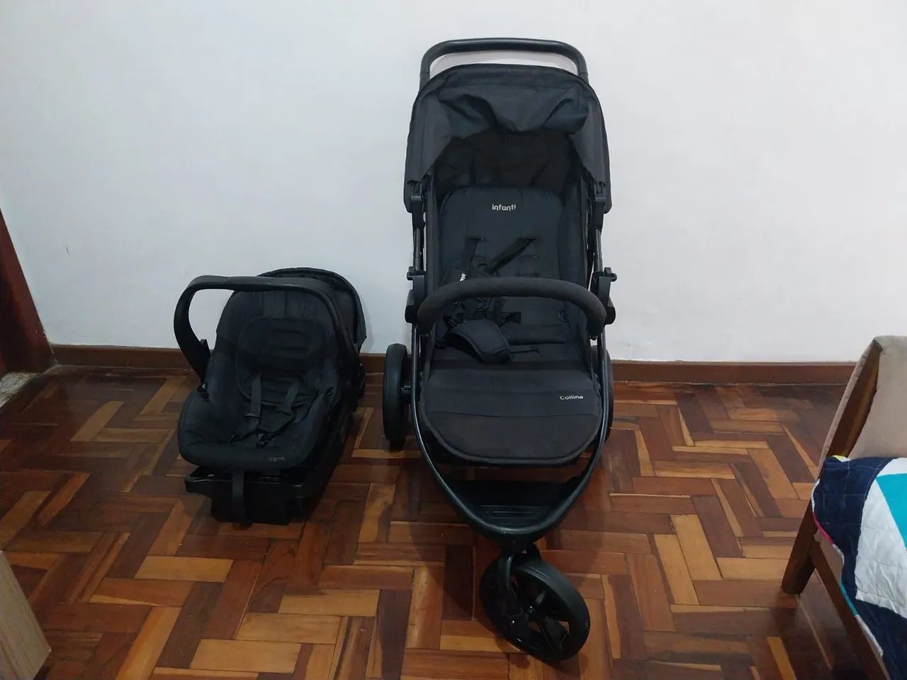 Carrinho de Bebê + Bebê Conforto - Foto 5