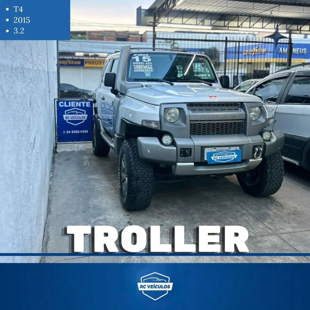 Troller T-4 T-4 4x4 3.2 20V Tdi Cap. Rígida Diesel 2015