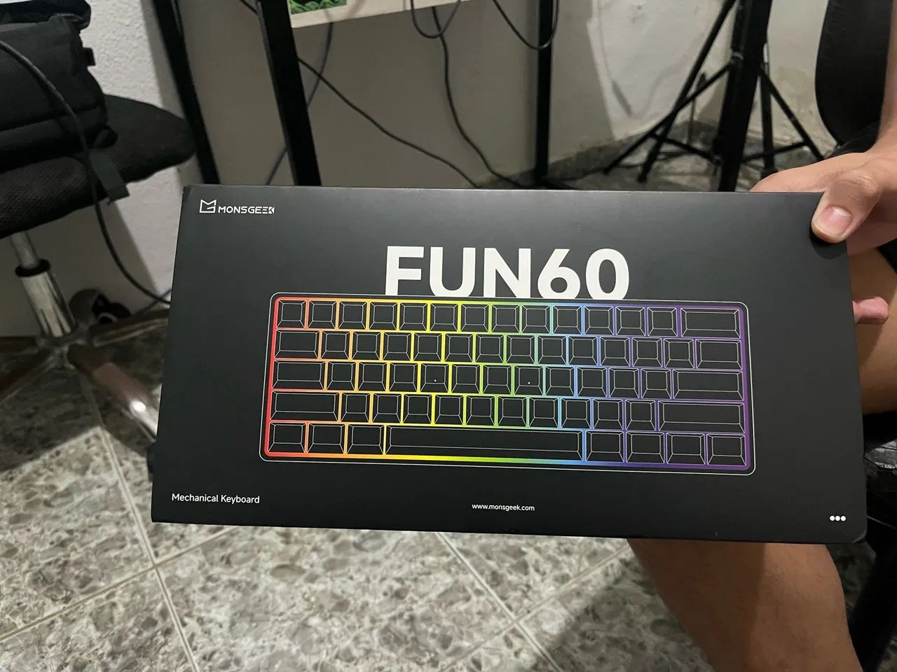 Teclado Magnetico Fun60 Pro com ARGB