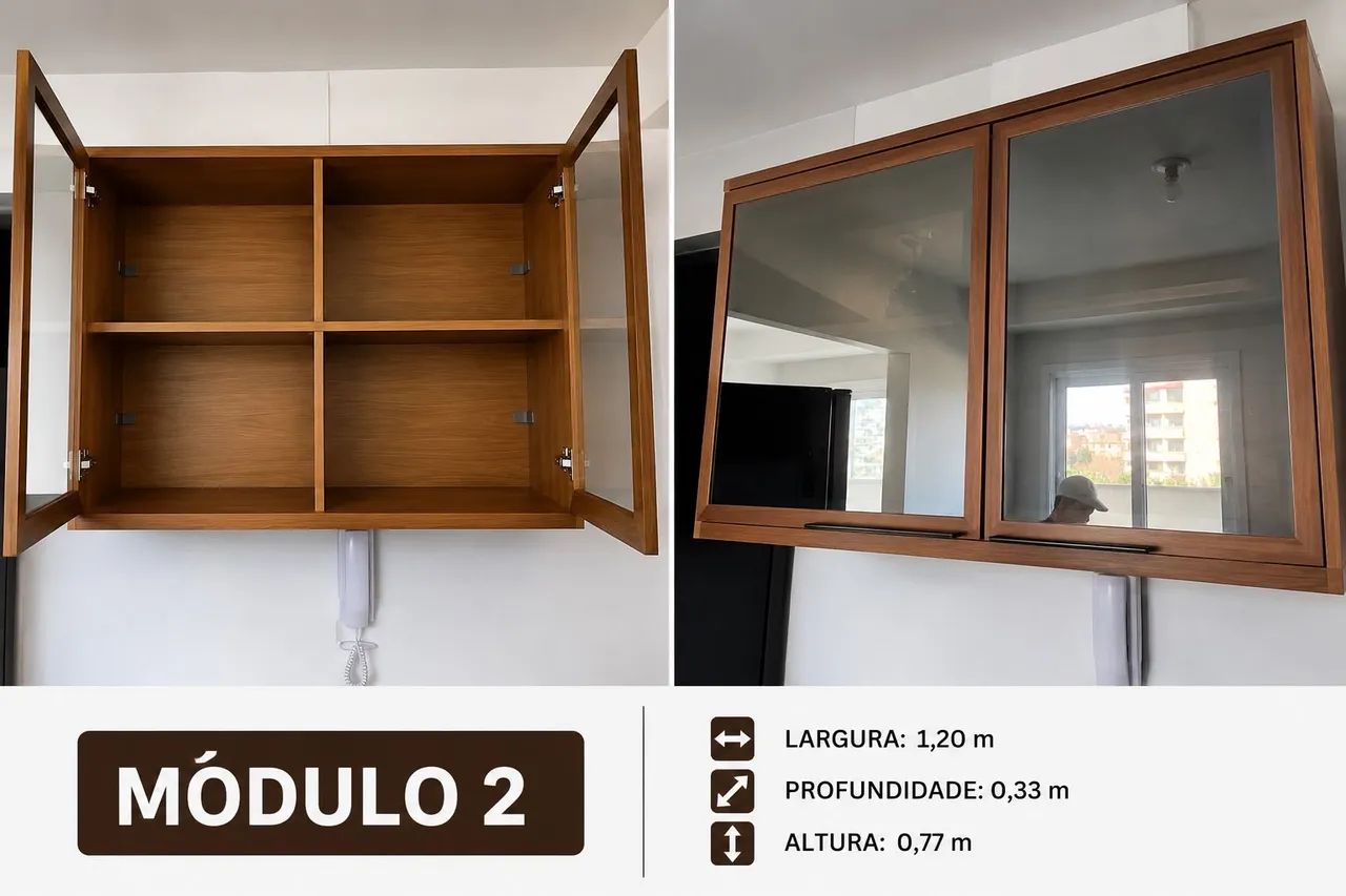 MÓVEIS COZINHA E GUARDA ROUPA - Foto 2