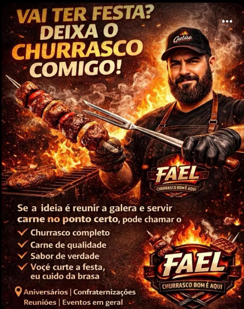 Churrasqueiro particular 