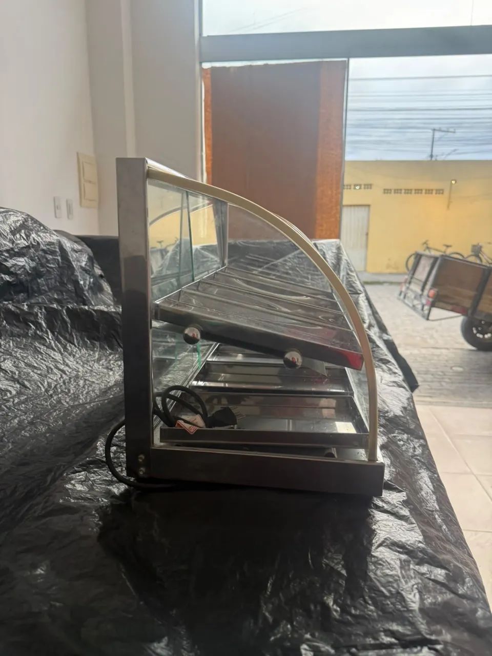 Estufa elétrica para salgados com 8 bandejas, dois andares 220v - Foto 3