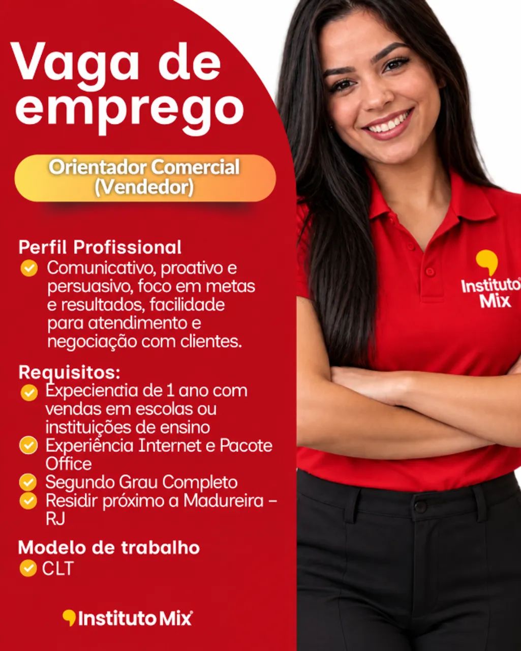 Vendedor COM experiência em cursos