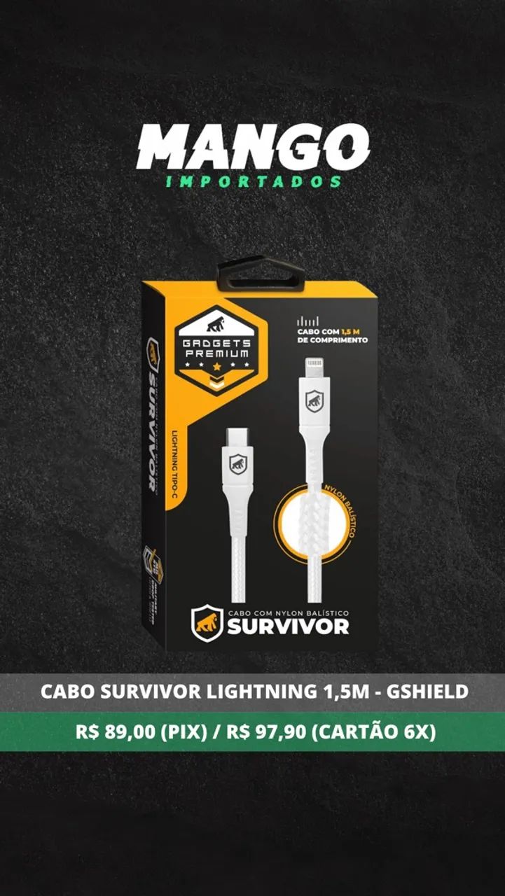 Cabo Survivor Tipo-c para Lightning Gshield  - Foto 3