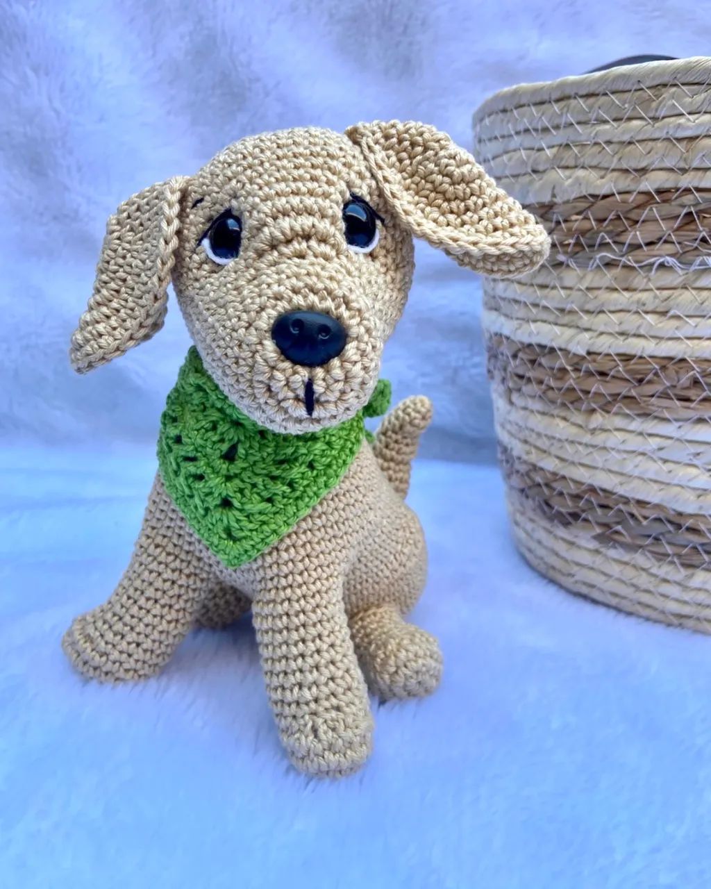 Cachorro caramelo amigurumi 