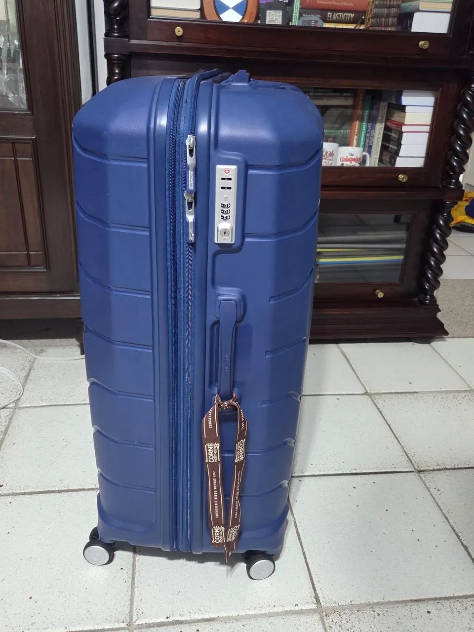 Mala Samsonite Azul Grande - Foto 3