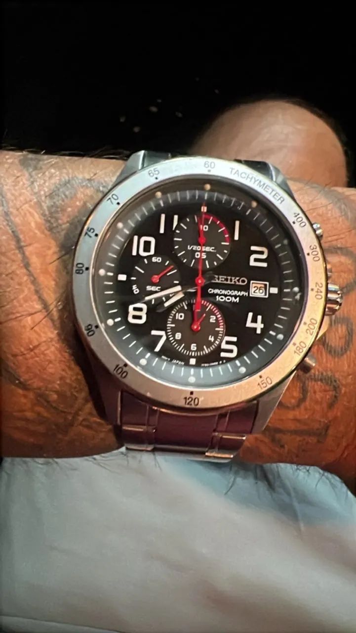 Seiko 7T92-0KD0 Chronograph WR100m Japan - Foto 2