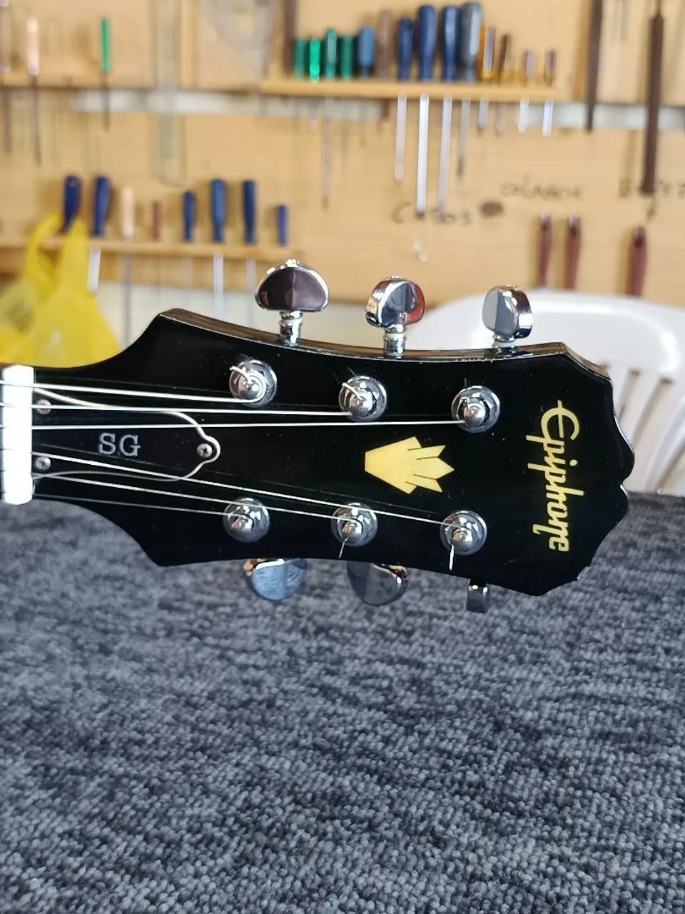 Guitarra Epiphone SG G400 Com Case - Foto 5