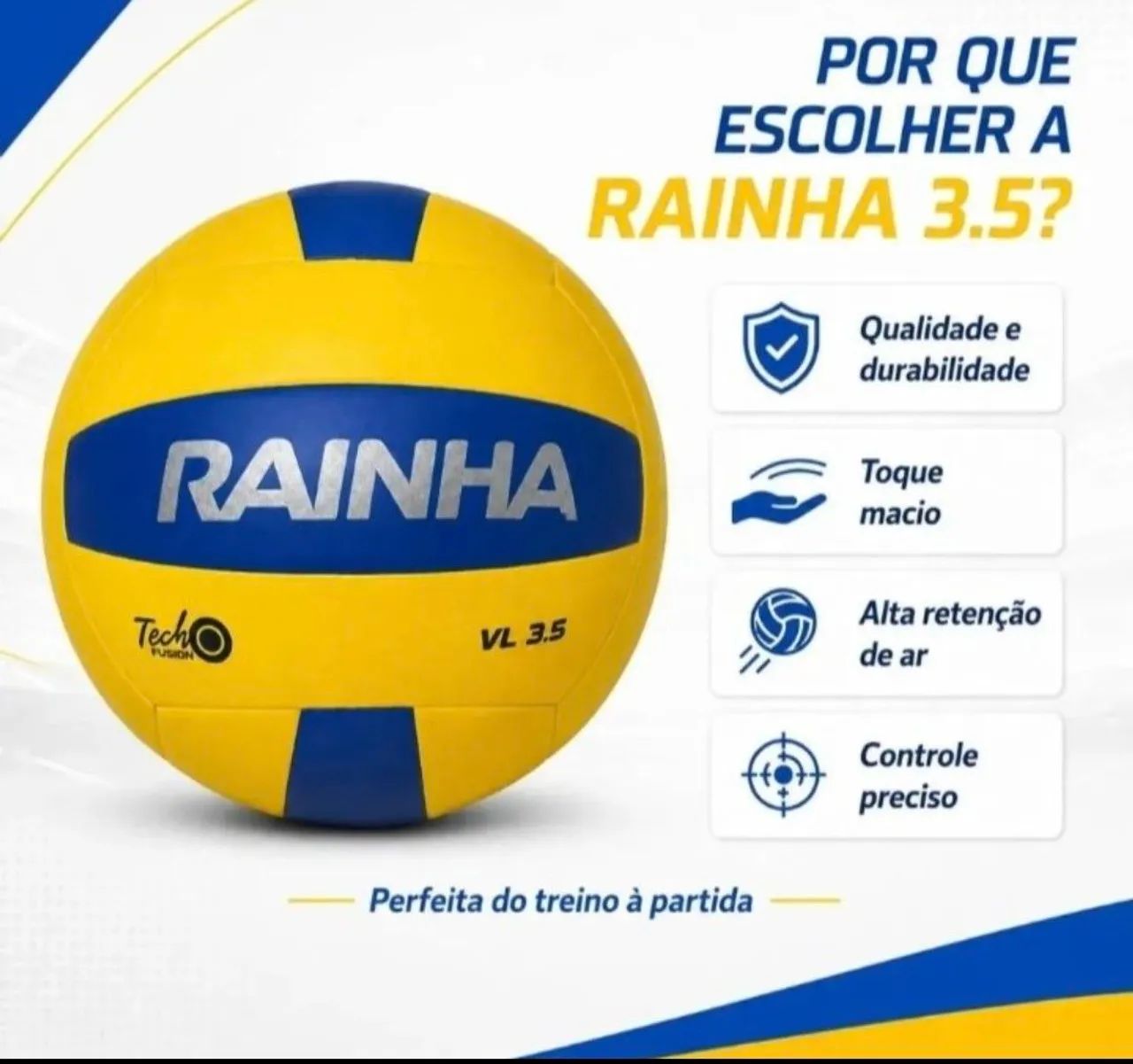 Bola de vôlei Rainha produto-Novo  - Foto 4