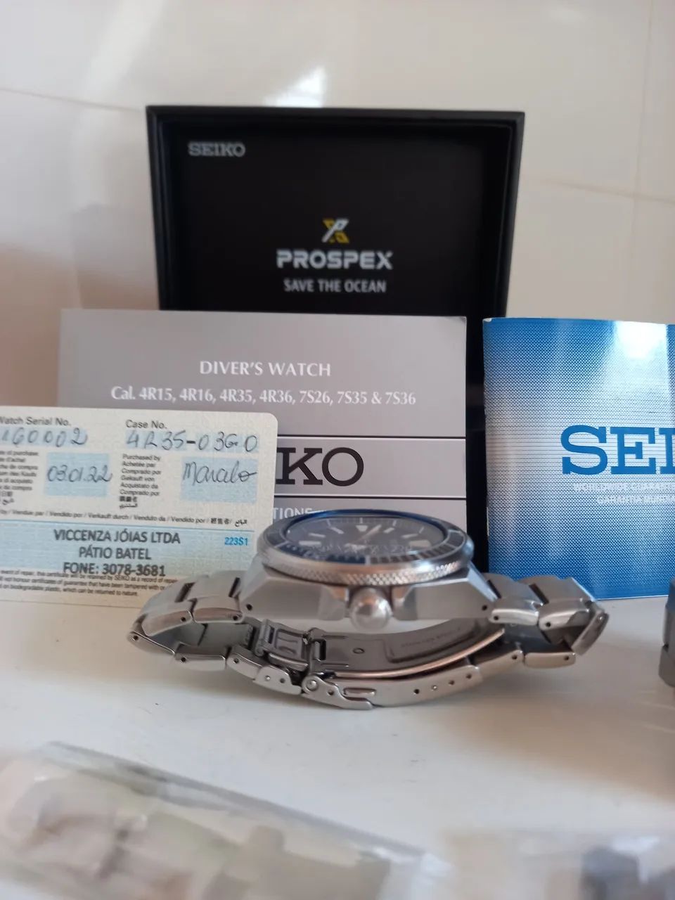 SEIKO SAMURAI SRPD23 GREAT WHITE SHARK - Foto 4