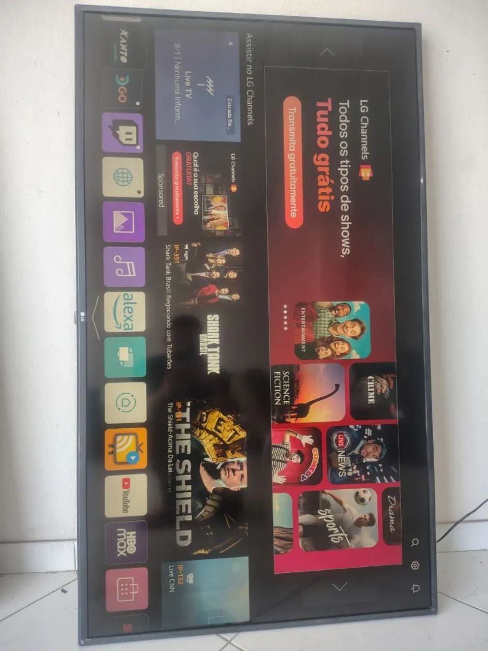 Tv 60 LG Smart 4k ultra hd, ( perfeito estado )