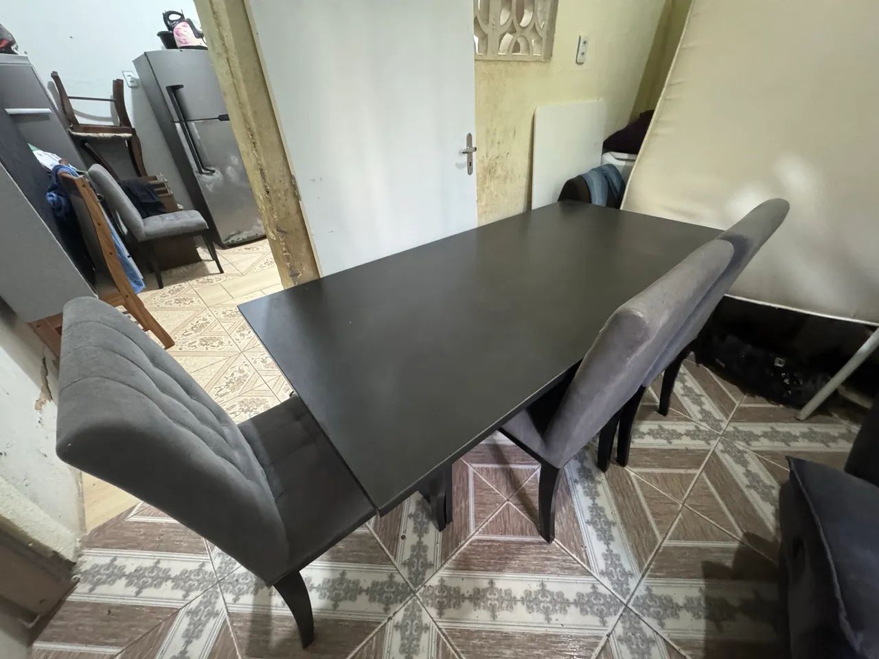 Mesa com 4 cadeiras leiam o anúncio por gentileza  - Foto 4