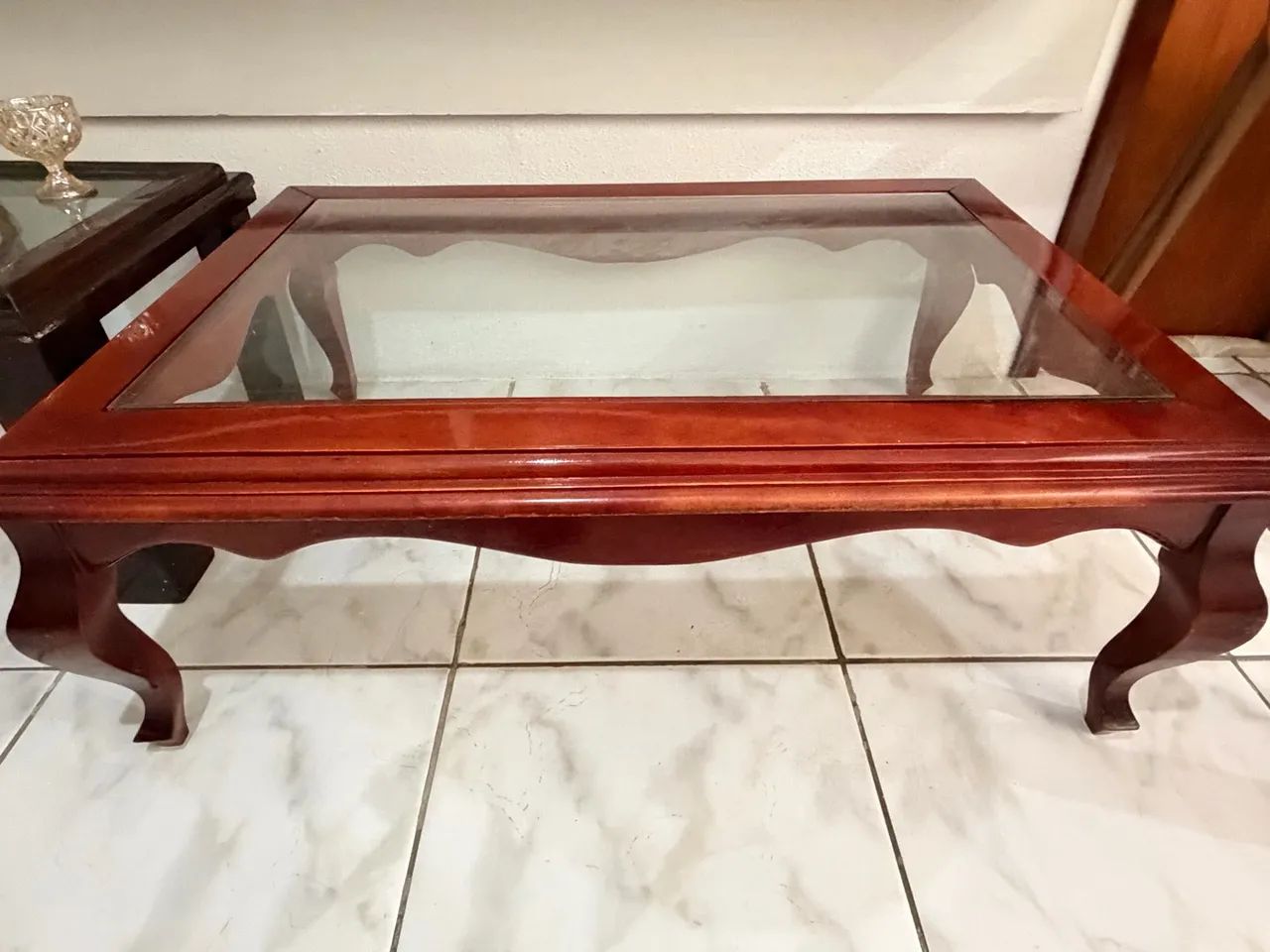 Mesa retrô de madeira maciça  - Foto 2