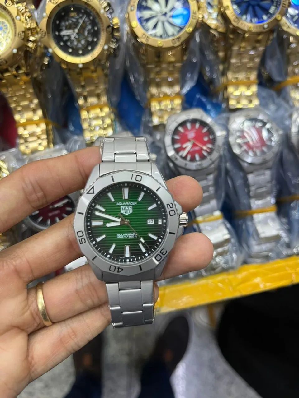 Relógio Estilo Aquaracer com Fundo de Vidro - Elegante e Funcional - Foto 2
