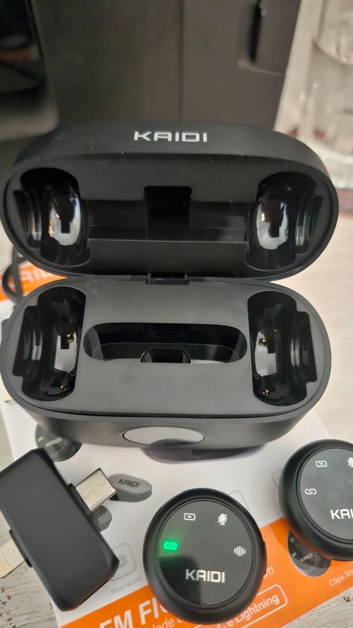 MICROFONE MAGNÉTICO KAID 2 IN 1 novo. PASSO CARTÃO RETIRADA EM LUZIANIA. - Foto 4