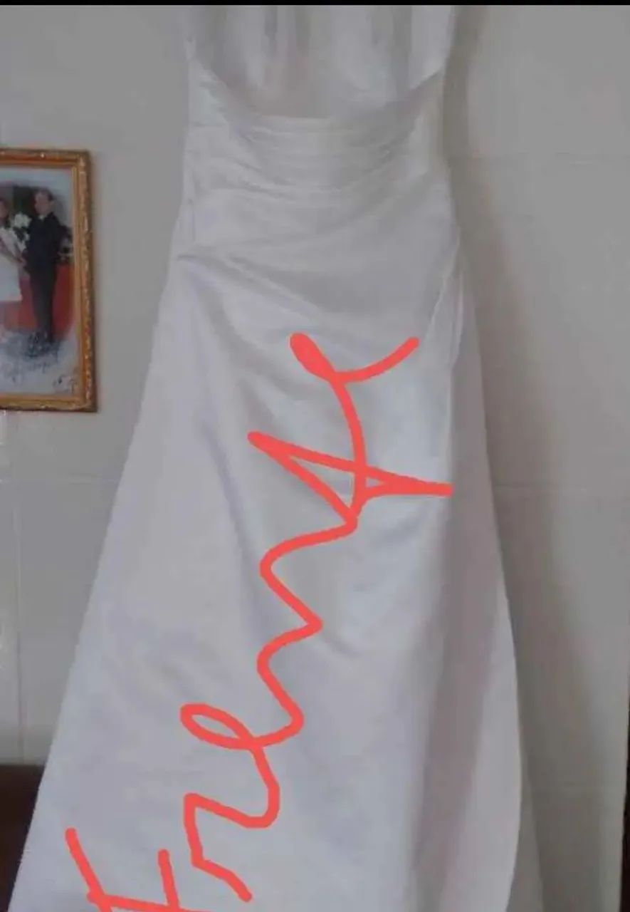 Vestido branco de noiva  - Foto 3