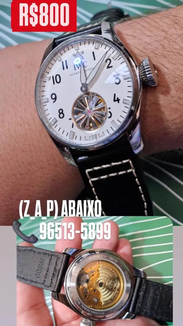 Relógio IWC SCHAFFHAUSEN TURBILION AUTOMÁTICO  - Foto 3